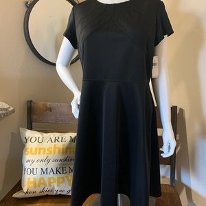 Black cocktail dress.